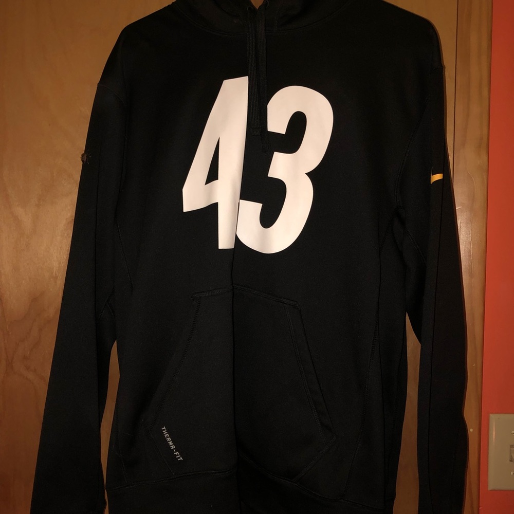 Steelers Nike Hoodie, Troy Polamalu